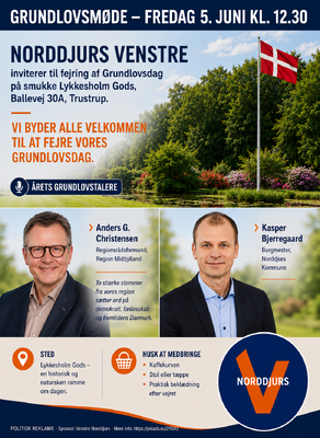 Grundlovsmøde 2026 på Lykkesholm Gods